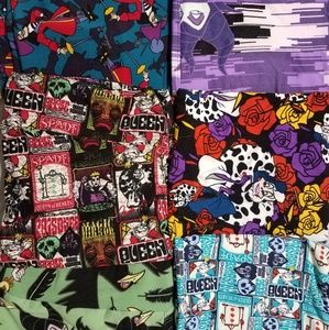 6 pairs of TC2 LuLaRoe leggings Disney Villains
